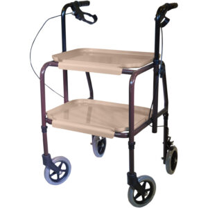 Height Adjustable Trolley With Brakes