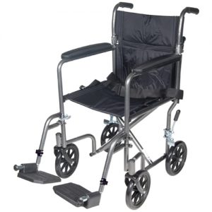 Steel Transport Wheelchair