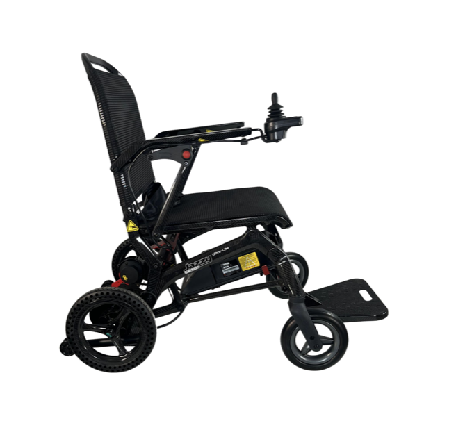 Pride Jazzy Carbon Ultra Lite transport Powerchair - Image 4
